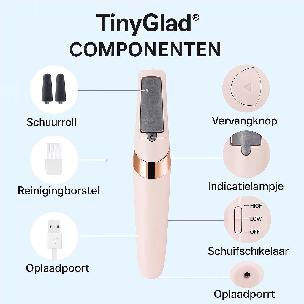 TinyGlad™ 2-in-1 Elektrische Eeltverwijderaar
